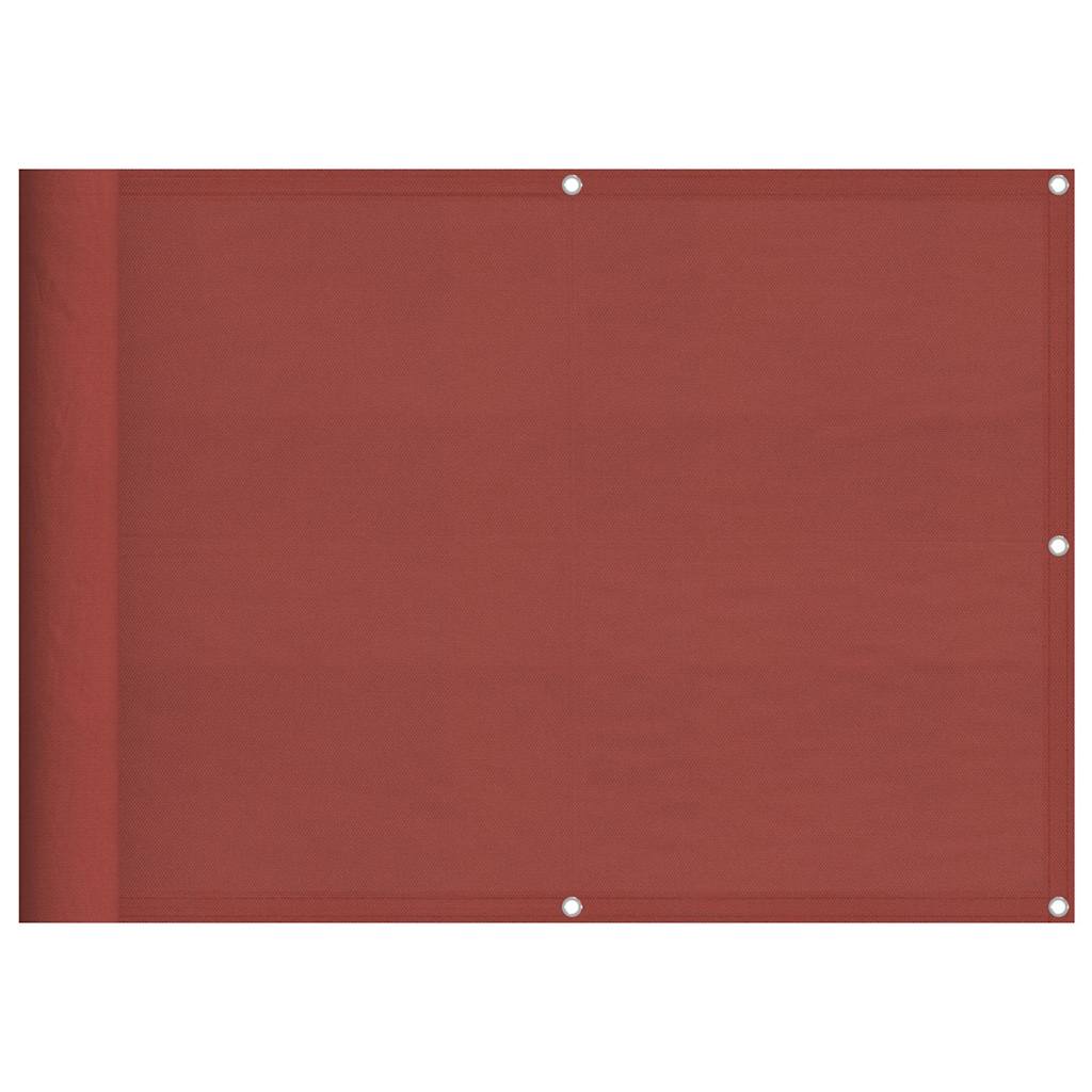 Paravento da Balcone Terracotta 75x800cm 100% Poliestere Oxford