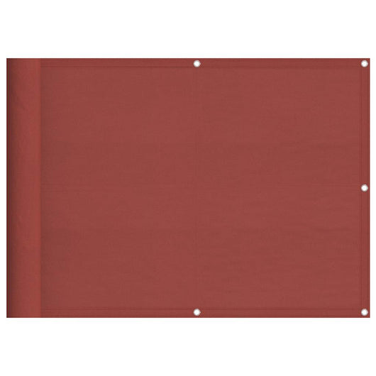 Paravento Balcone Terracotta 75x1000 cm 100% Poliestere Oxford