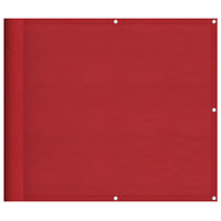 Paravento da Balcone Rosso 90x800 cm 100% Poliestere Oxford 42002133