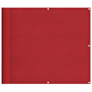 Paravento da Balcone Rosso 90x800 cm 100% Poliestere Oxford 42002133