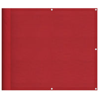 Paravento da Balcone Rosso 90x1000 cm 100% Poliestere Oxford 42002134