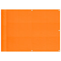 vidaXL Paravento da Balcone Arancione 75x700 cm 100% Poliestere Oxford