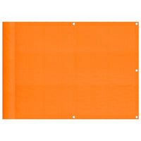 vidaXL Paravento da Balcone Arancione 75x800 cm 100% Poliestere Oxford