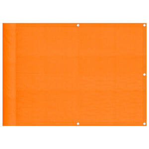 vidaXL Paravento da Balcone Arancione 75x800 cm 100% Poliestere Oxford