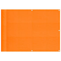 Paravento da Balcone Arancione 75x1000cm 100% Poliestere Oxford