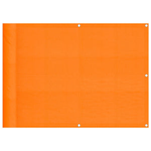 Paravento da Balcone Arancione 75x1000cm 100% Poliestere Oxford