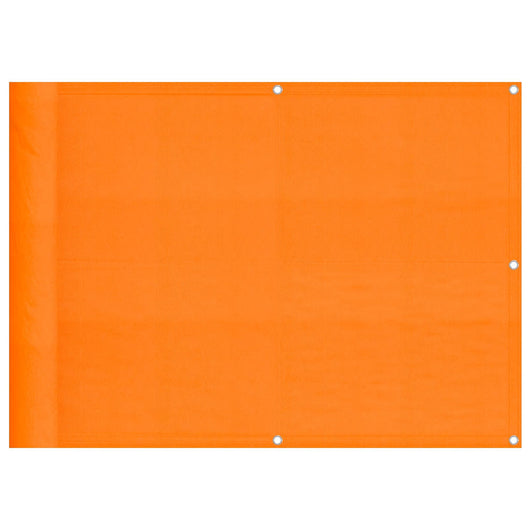 Paravento da Balcone Arancione 75x1000cm 100% Poliestere Oxford
