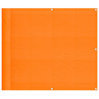 Paravento da Balcone Arancione 90x800 cm 100% Poliestere Oxford