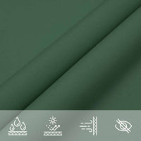 Vela Parasole Verde Scuro 7x5x5 m 100% Poliestere Oxford 42002284