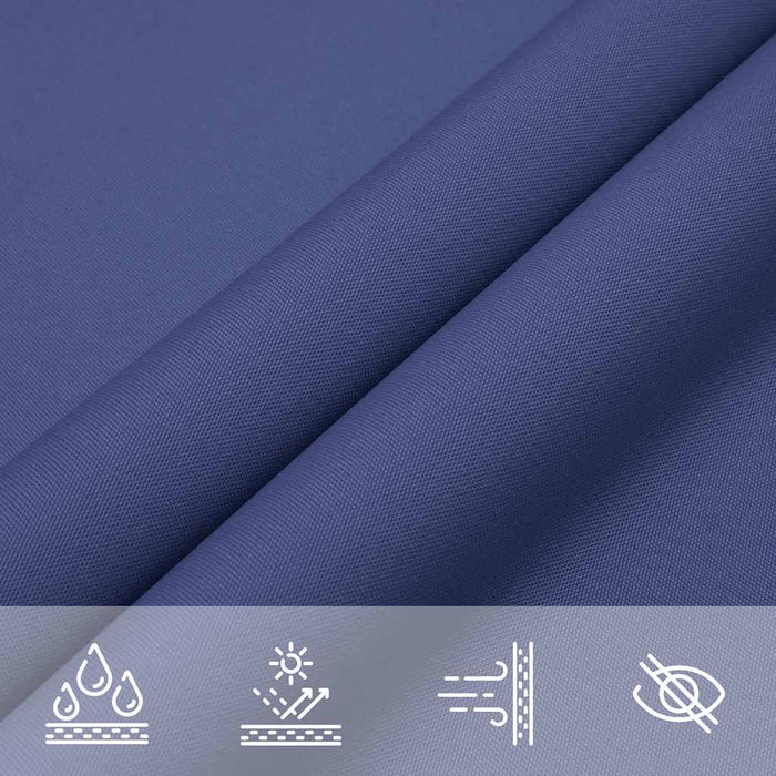 Vela Parasole Blu 2x2x2 m 100% Poliestere Oxford