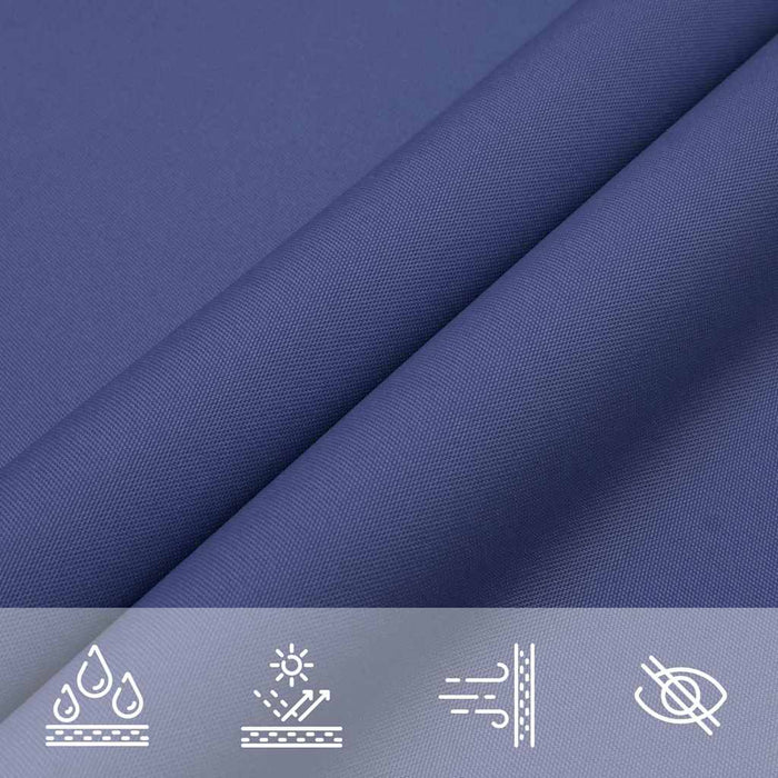 Vela Parasole Blu 7x5x5 m 100% Poliestere Oxford