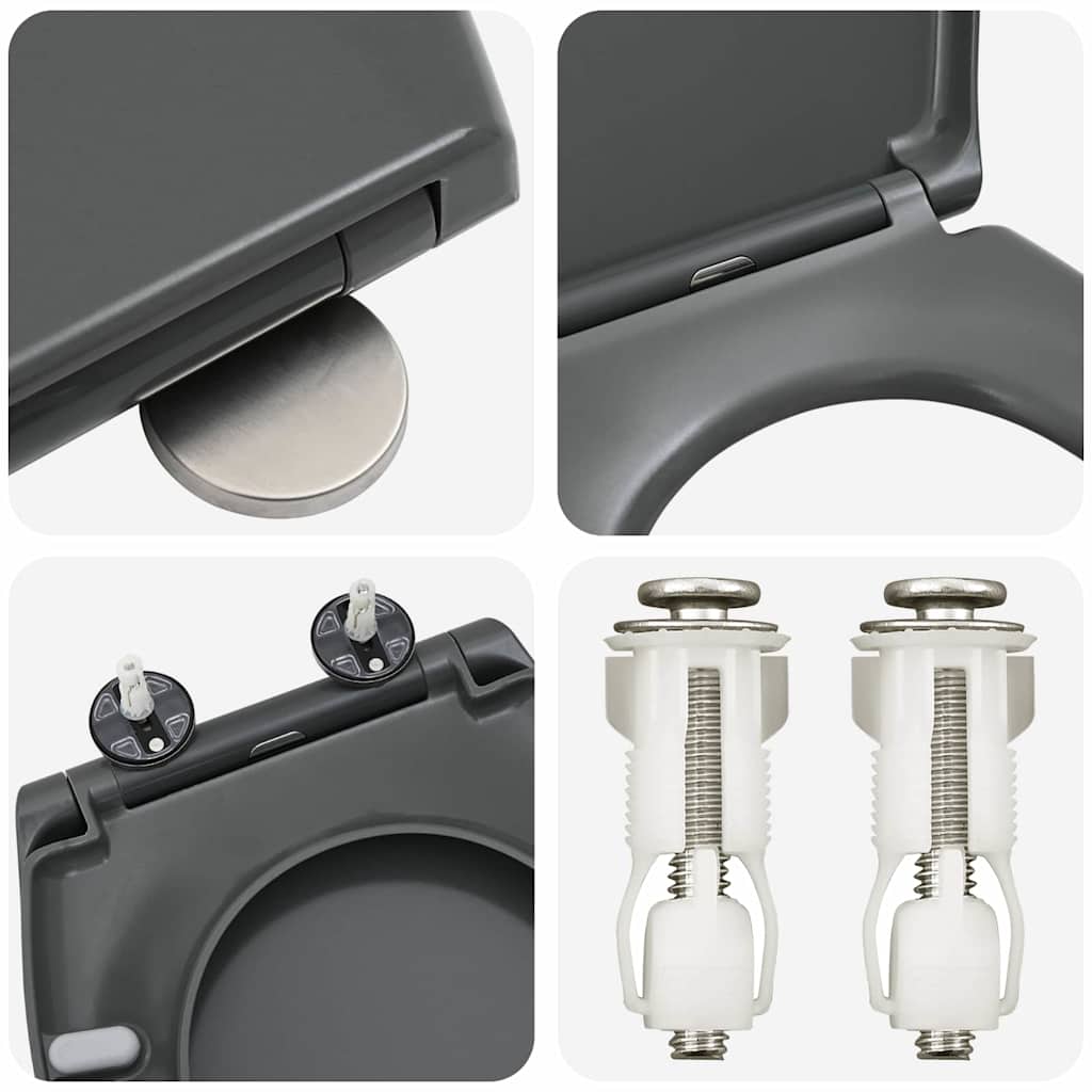 Sedile del WC con rilascio rapido Antracite 42002346