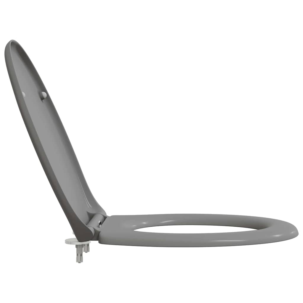 Sedile del WC con rilascio rapido Grigio 44.8 x 37.3 x 4.2 cm 42002347