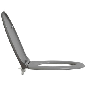 Sedile del WC con rilascio rapido Grigio 44.8 x 37.3 x 4.2 cm 42002347