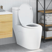 Sedile del WC con rilascio rapido Bianco 44.8 x 37.3 x 4.2 cm 42002349