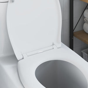 Sedile del WC con rilascio rapido Bianco 44.8 x 37.3 x 4.2 cm 42002349