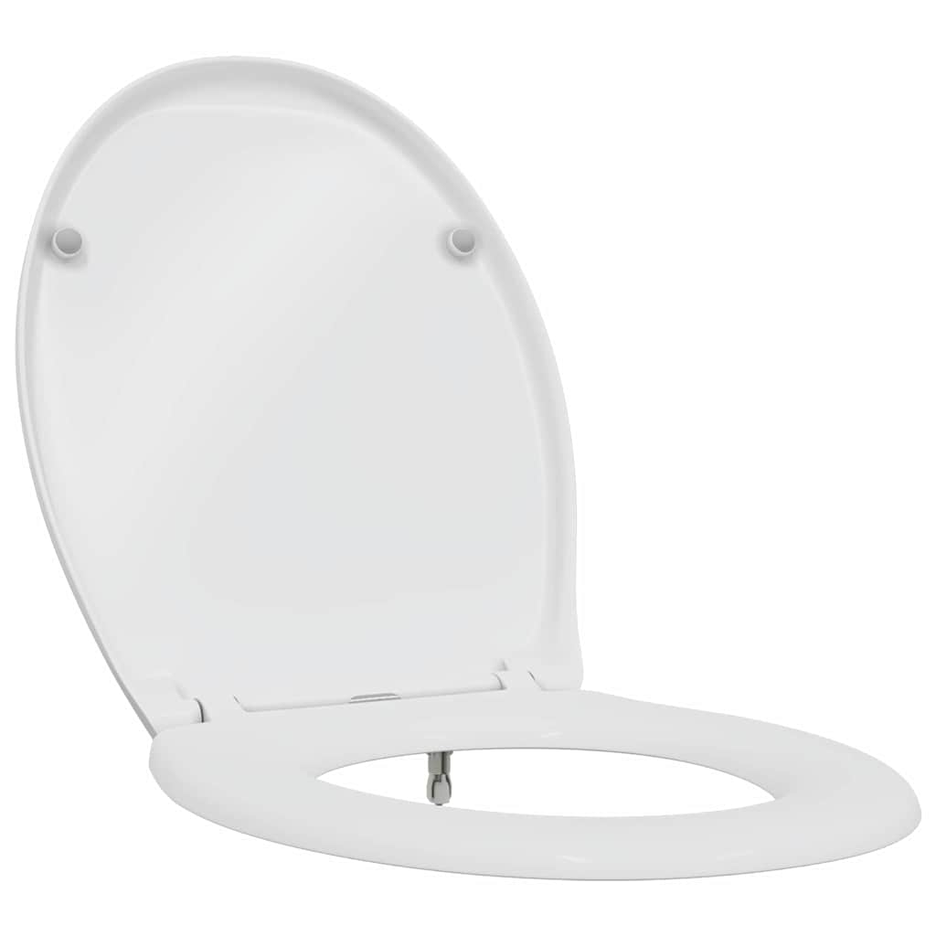 Sedile del WC con rilascio rapido Bianco 44.8 x 37.3 x 4.2 cm 42002349