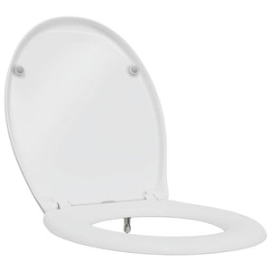 Sedile del WC con rilascio rapido Bianco 44.8 x 37.3 x 4.2 cm 42002349