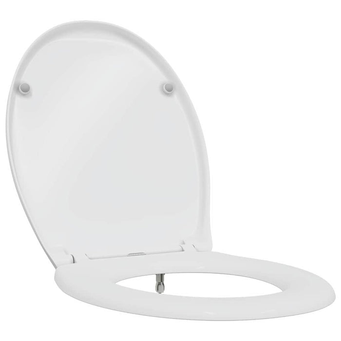 Sedile del WC con rilascio rapido Bianco 44.8 x 37.3 x 4.2 cm 42002349