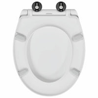 Sedile del WC con rilascio rapido Bianco 44.8 x 37.3 x 4.2 cm 42002349