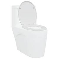Sedile del WC con rilascio rapido Bianco 44.8 x 37.3 x 4.2 cm 42002349