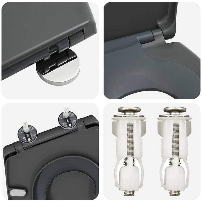 Sedile del WC con rilascio rapido Antracite 42002350