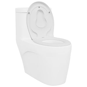 Sedile del WC con rilascio rapido Bianco 44,5 x 37,3 x 4,3 cm 42002353