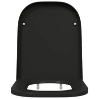 Sedile del WC con rilascio rapido Nero 44.5 x 35 x 3.6 cm 42002360