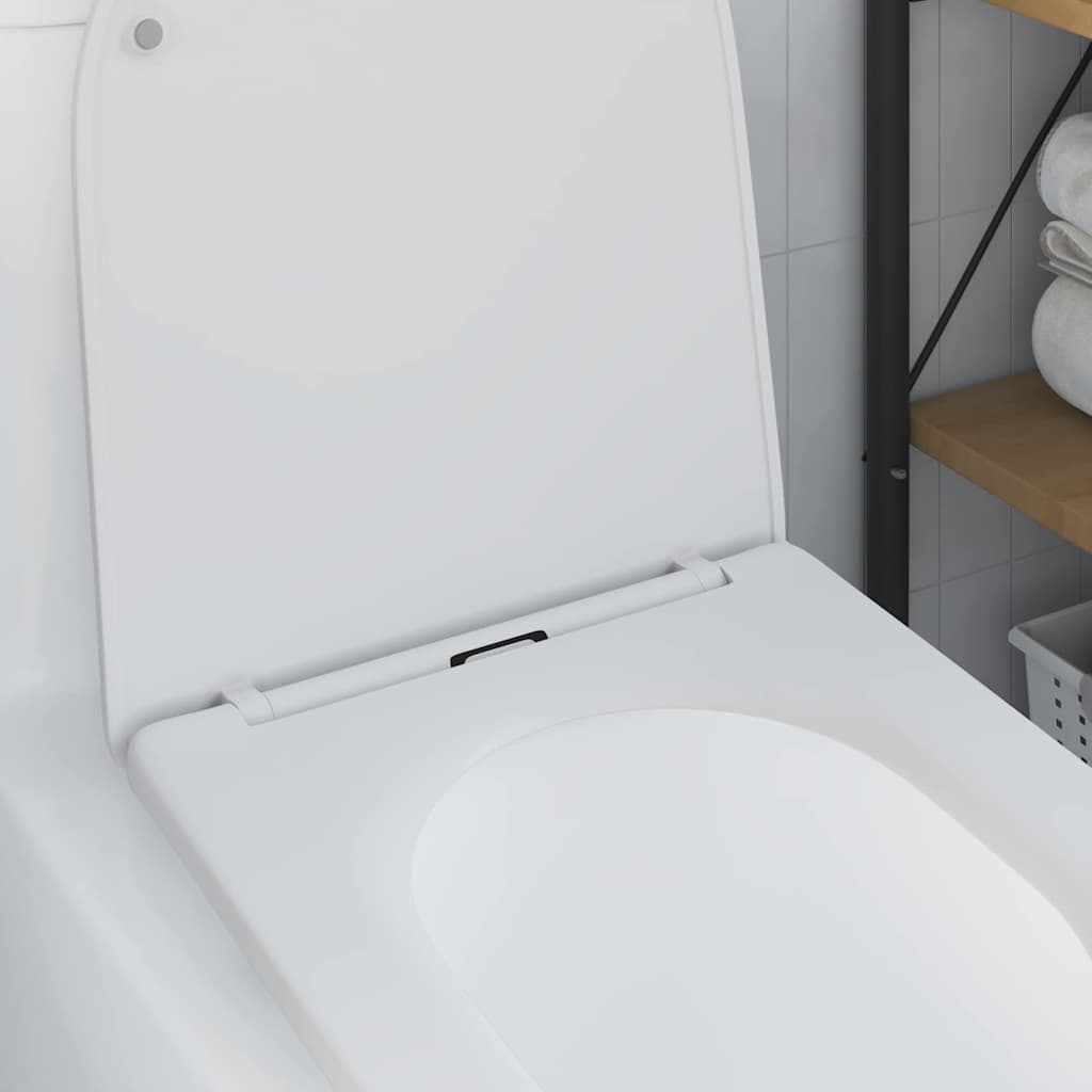 Sedile del WC con rilascio rapido Bianco 44 x 36.4 x 3.4 cm 42002369