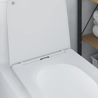 Sedile del WC con rilascio rapido Bianco 44 x 36.4 x 3.4 cm 42002369