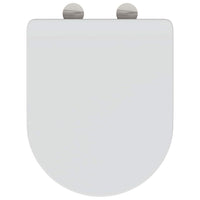 Sedile del WC con rilascio rapido Bianco 44 x 36.4 x 3.4 cm 42002369