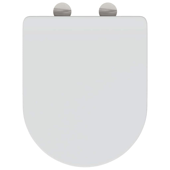 Sedile del WC con rilascio rapido Bianco 44 x 36.4 x 3.4 cm 42002369