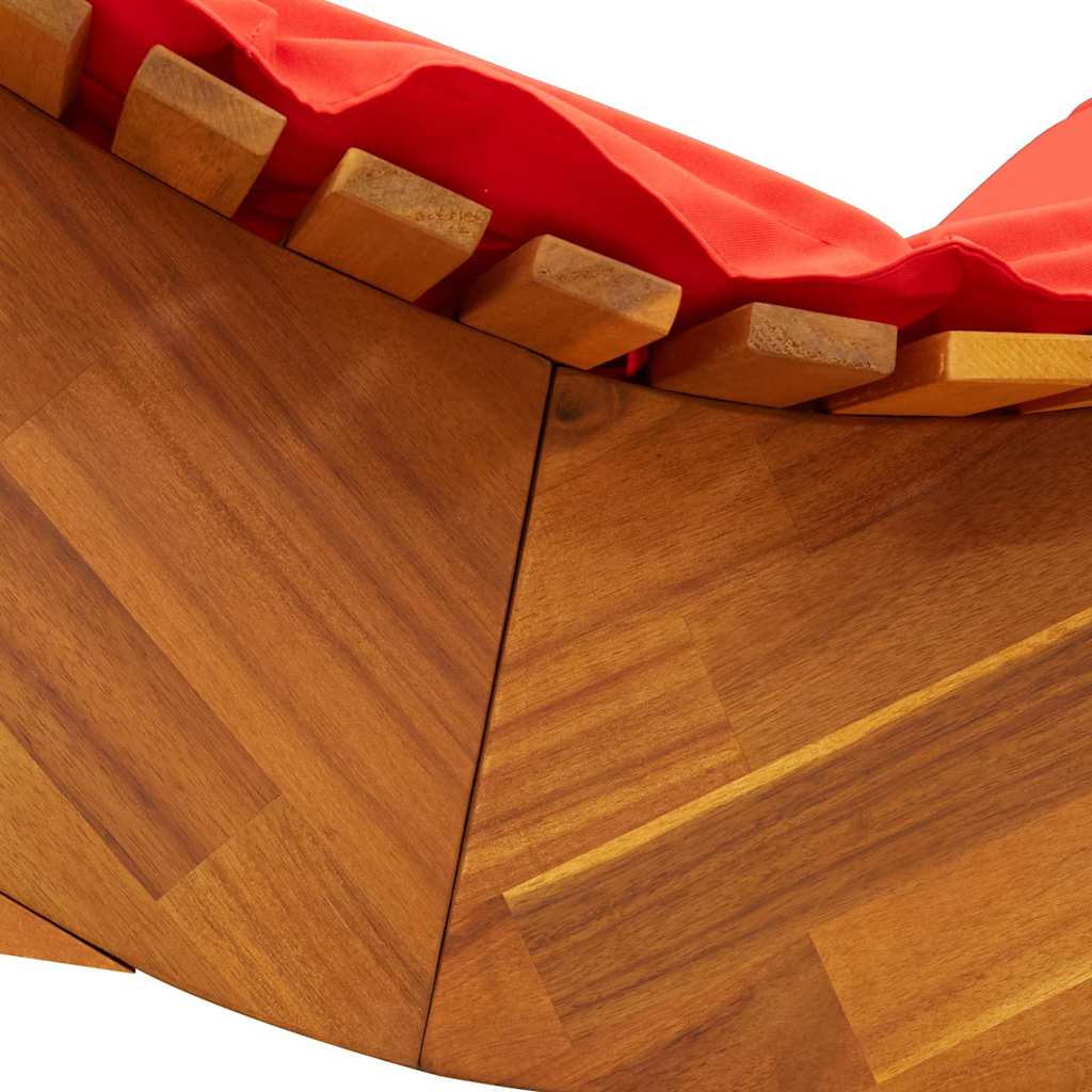 Lettino da sole con cuscino 2 pcs Marrone 60 x 154 x 74cm 3329138