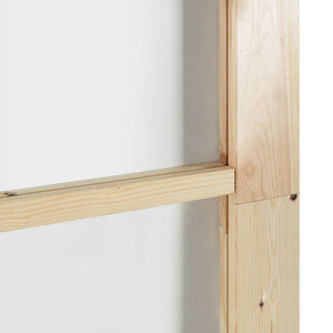 Porta Scorrevole  con Set Hardware 'ORKDAL'Legno Massello e Vetro 3331835