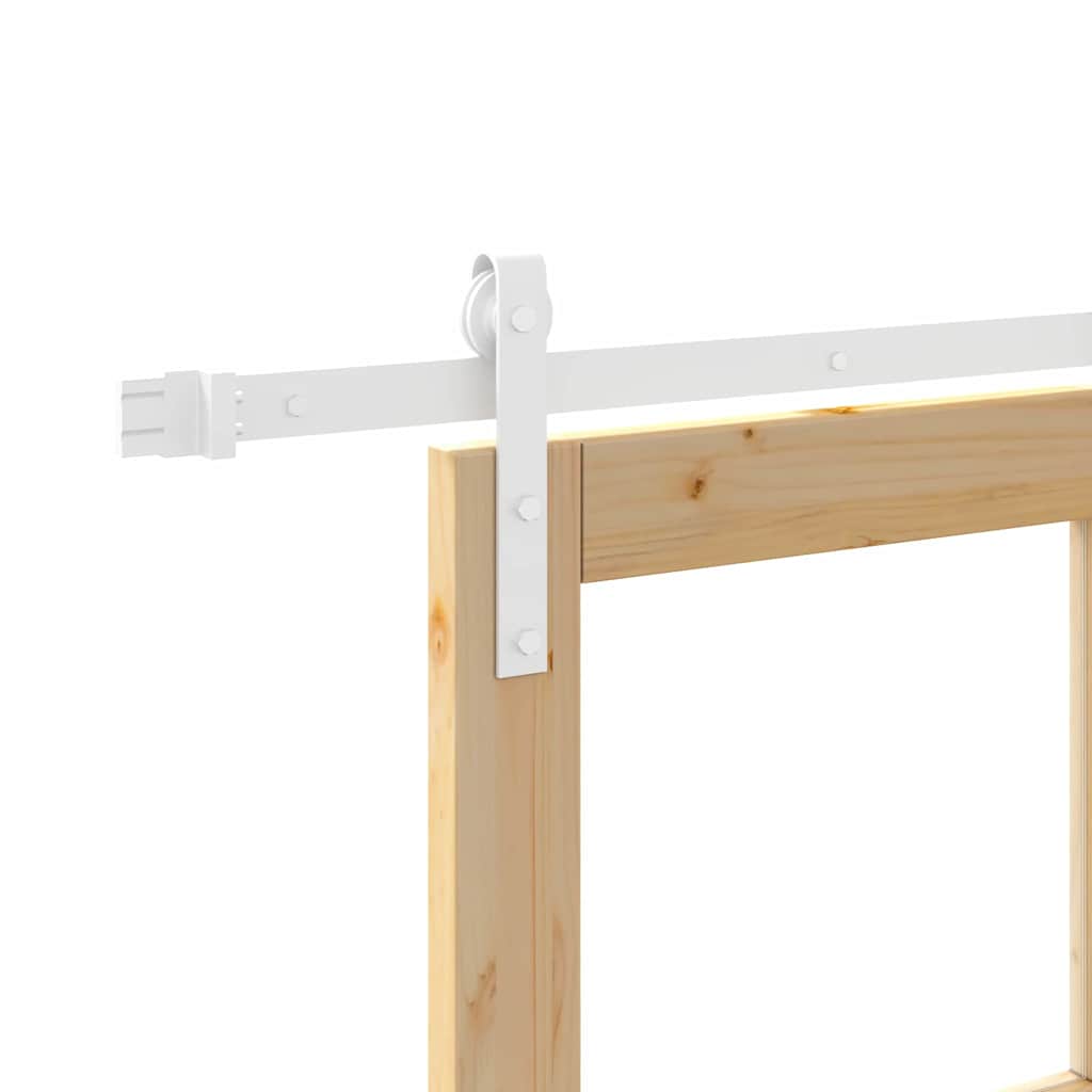 Porta scorrevole Marrone 78 x 232 cm Legno massello di pino 3331911