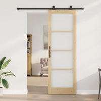 porta scorrevole  con set di hardware 'ORKDAL'Legno Massello e Vetro 3331995