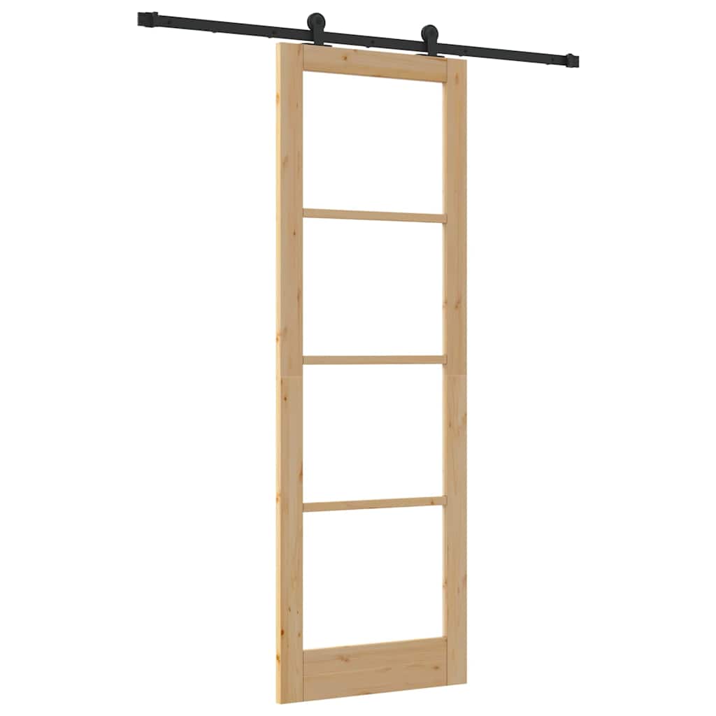 porta scorrevole  con set di hardware 'ORKDAL'Legno Massello e Vetro 3331995