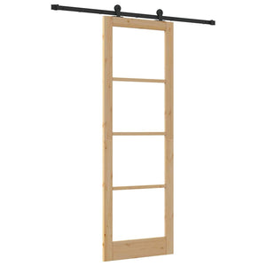 porta scorrevole  con set di hardware 'ORKDAL'Legno Massello e Vetro 3331995