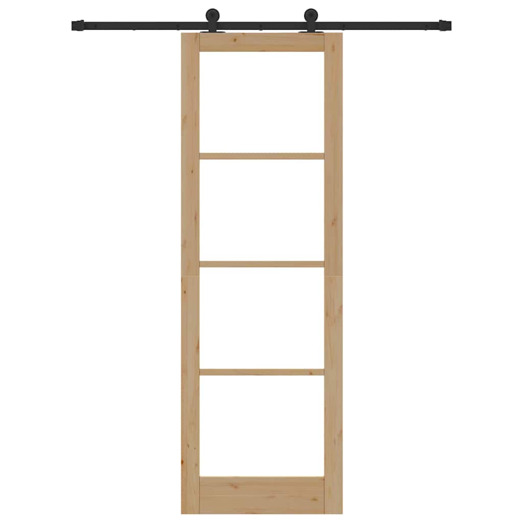 porta scorrevole  con set di hardware 'ORKDAL'Legno Massello e Vetro 3331995