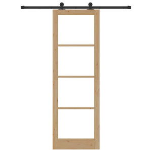 porta scorrevole  con set di hardware 'ORKDAL'Legno Massello e Vetro 3331995