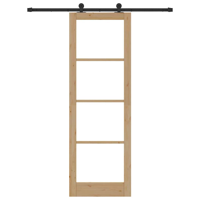 porta scorrevole  con set di hardware 'ORKDAL'Legno Massello e Vetro 3331995