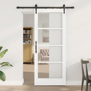 Porta Scorrevole ORKDAL Bianco 83 x 202 cm Legno e metallo 3332446