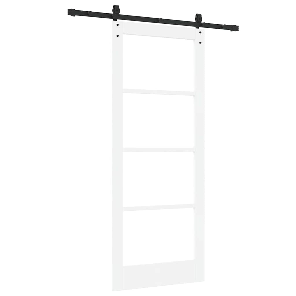 Porta Scorrevole ORKDAL Bianco 83 x 202 cm Legno e metallo 3332446