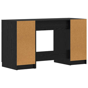 Scrivania Rovere Nero 133 x 50 x 75 cm Legno multistrato 3332512