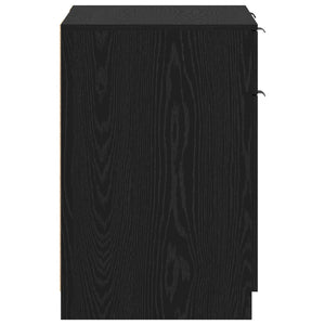 Scrivania Rovere Nero 133 x 50 x 75 cm Legno multistrato 3332512