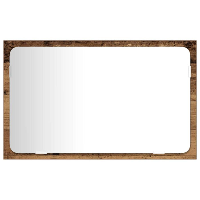 Set di mobili per il bagno con porta 3 pcs Legno vecchio 3332540