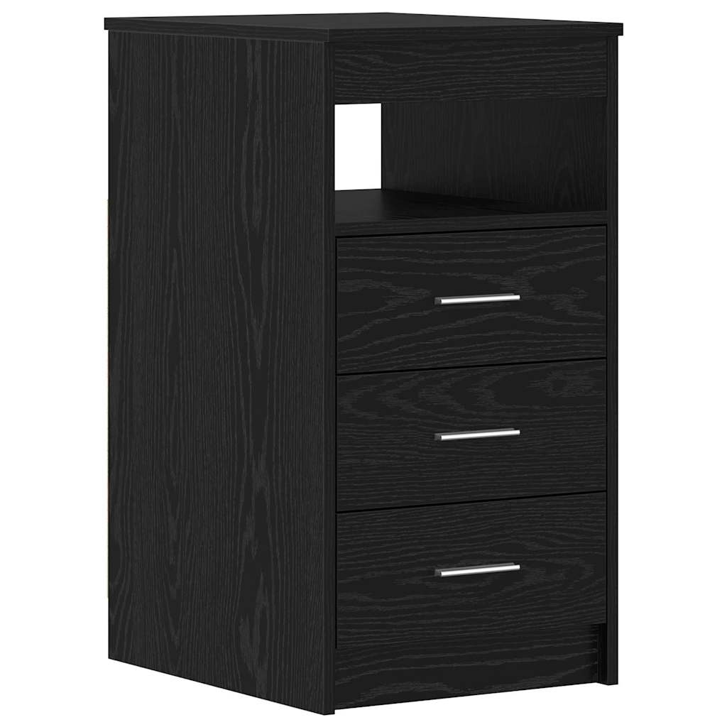 vidaXL Scrivania Rovere nero 140 x 50 x 76 cm Legno multistrato