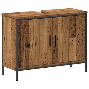 Set di mobili da bagno a 3 pezzi  legno invecchiato 3332548