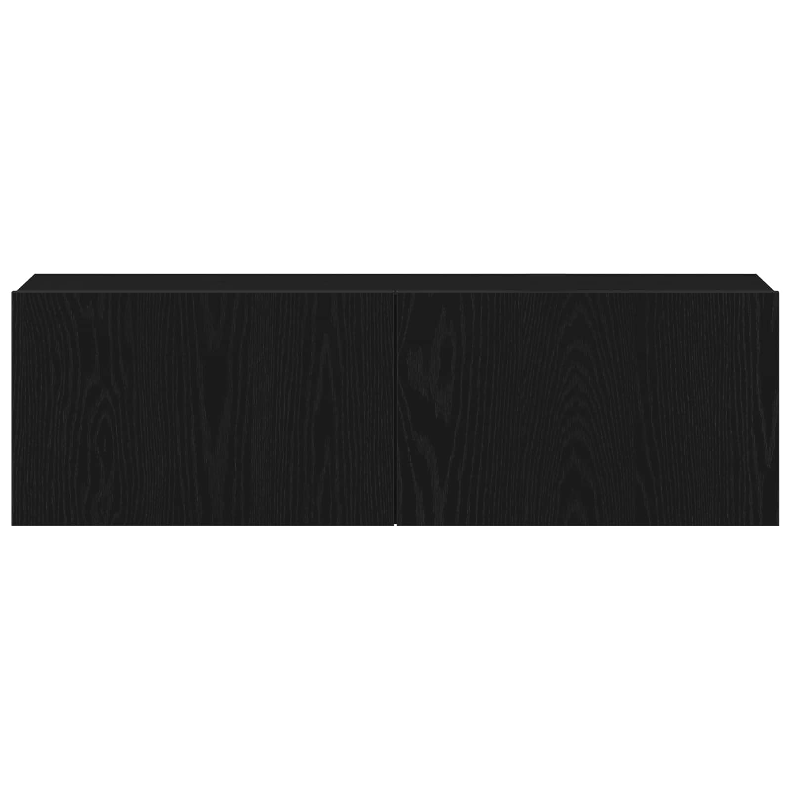 Set mobile TV 4 pcs Rovere nero 130.5 x 30 x 140 cm 3333052