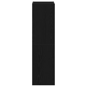 Set mobile TV 4 pcs Rovere nero 130.5 x 30 x 140 cm 3333052